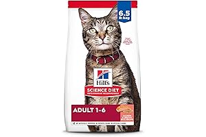 Hill's Science Diet Indoor Adult 1-6 Dry Cat Food with Salmon &...