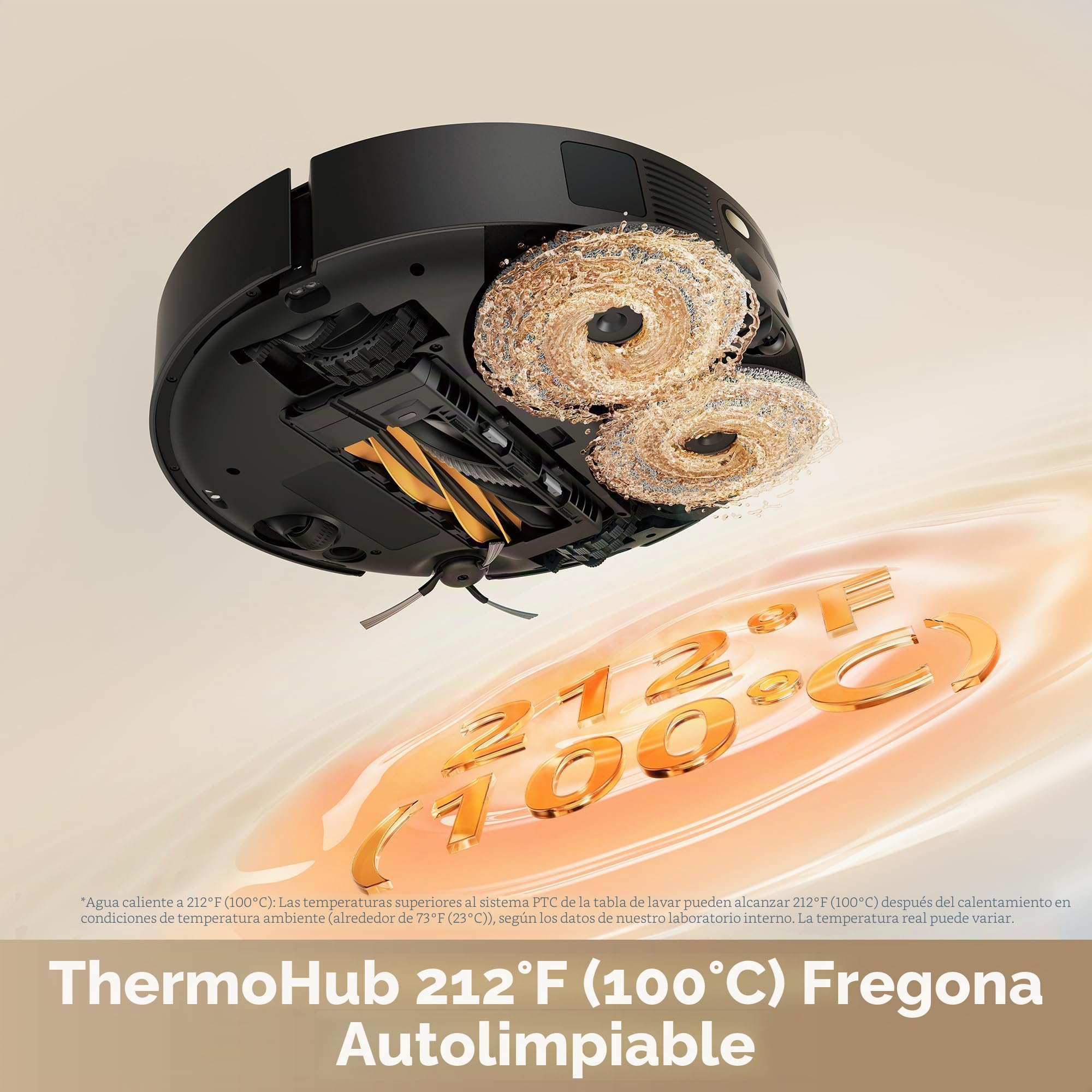 DREAME L60 Ultra PE robot aspirador y fregona, succión de 30.000 Pa, autolimpieza, limpieza profunda de esquina a borde, cepillo para polvo desenredante, evita obstáculos y navegación en 360°, negro