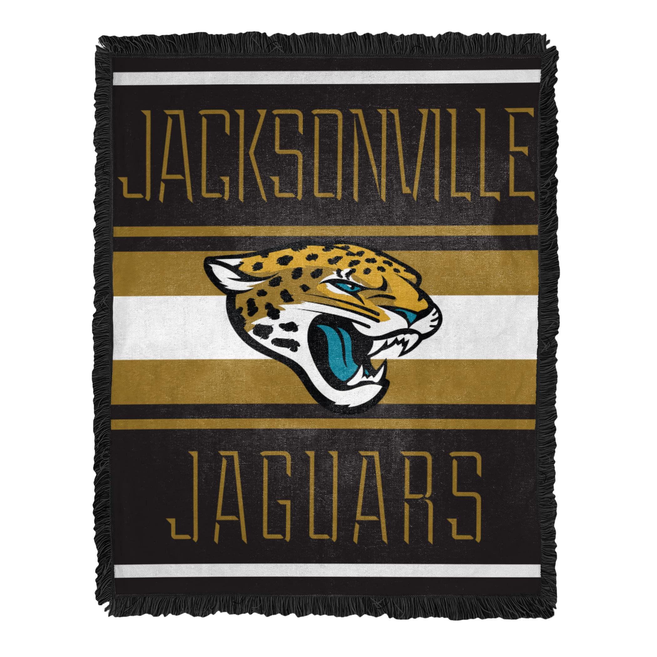Northwest NFL Jacksonville Jaguars Nose Tackle Woven Jacquard Throw 46