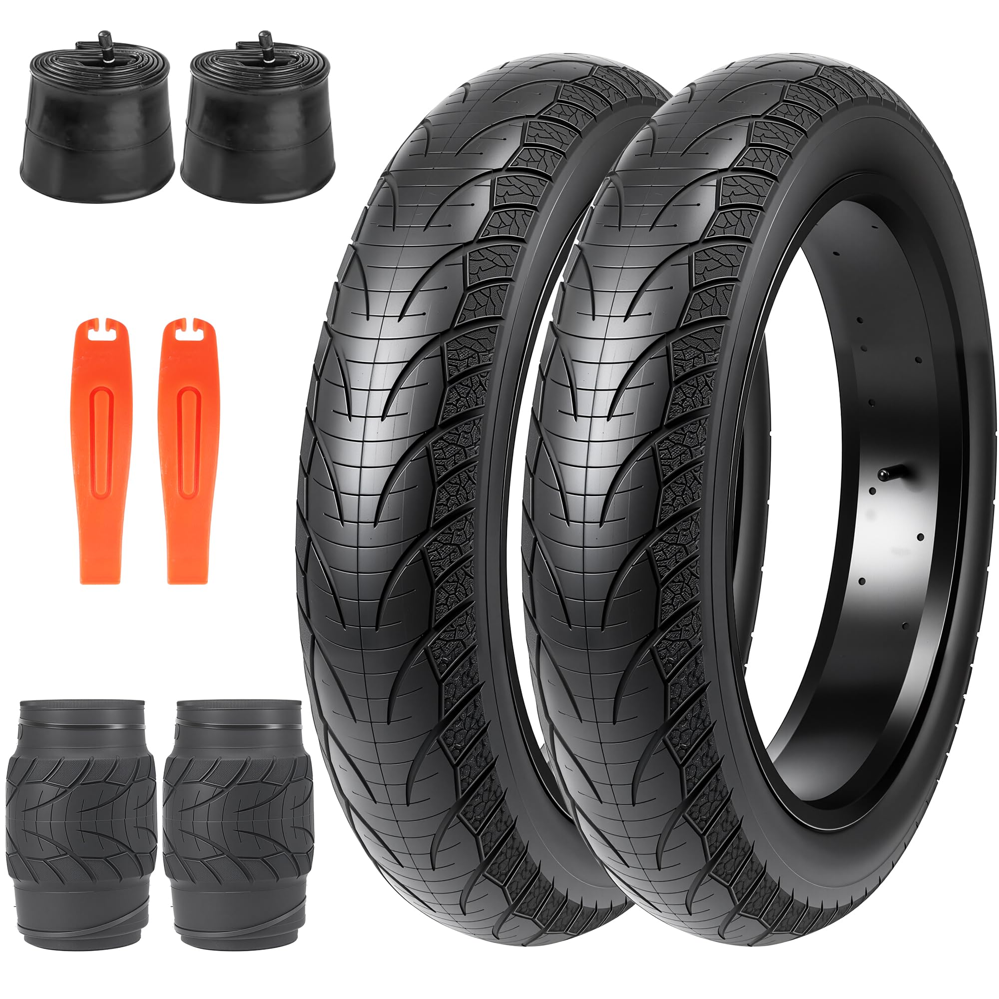 Amazon | BALINGE 2個セット ファットタイヤ 20x4.0 インチ 電動自転車