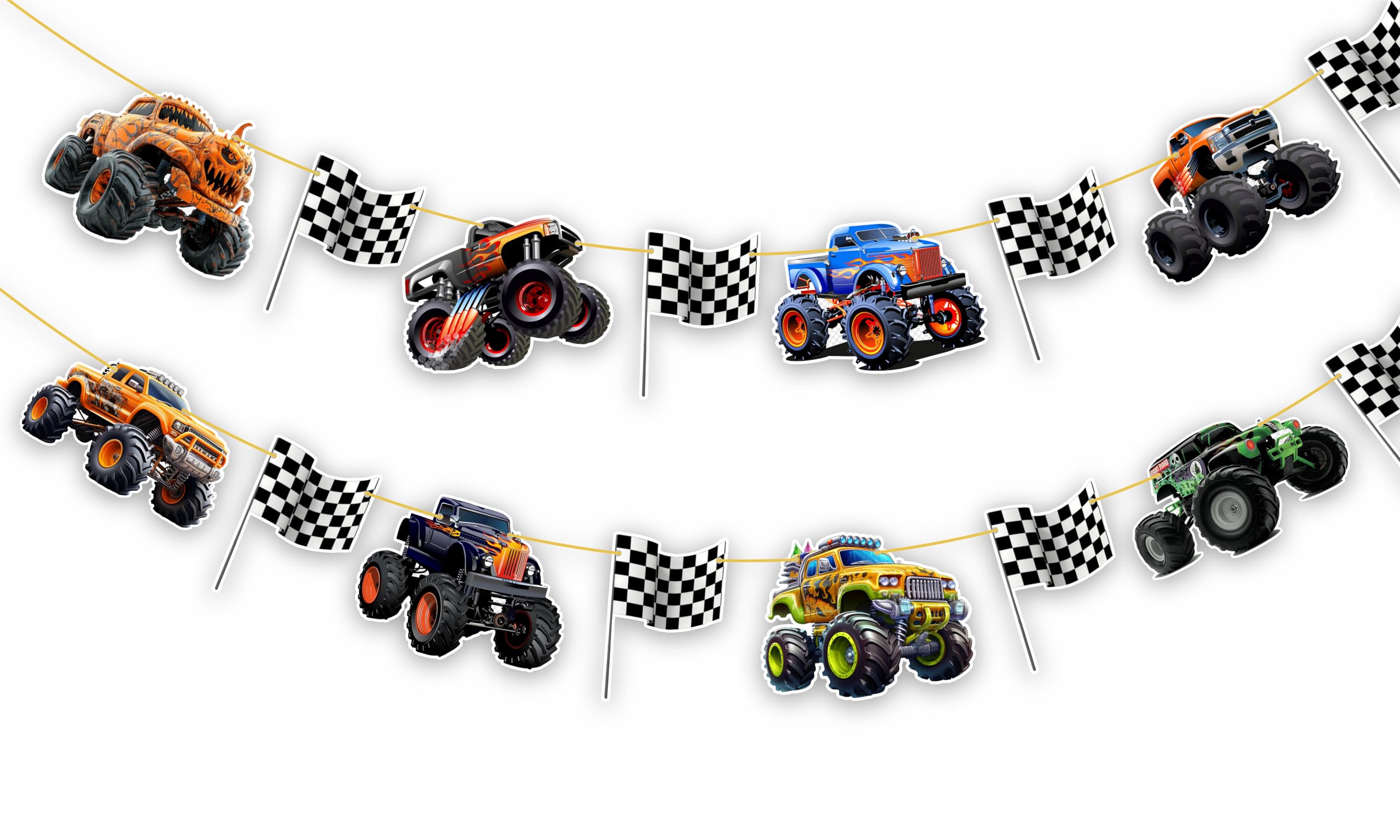 Seyal Monster Truk Garland Decoration