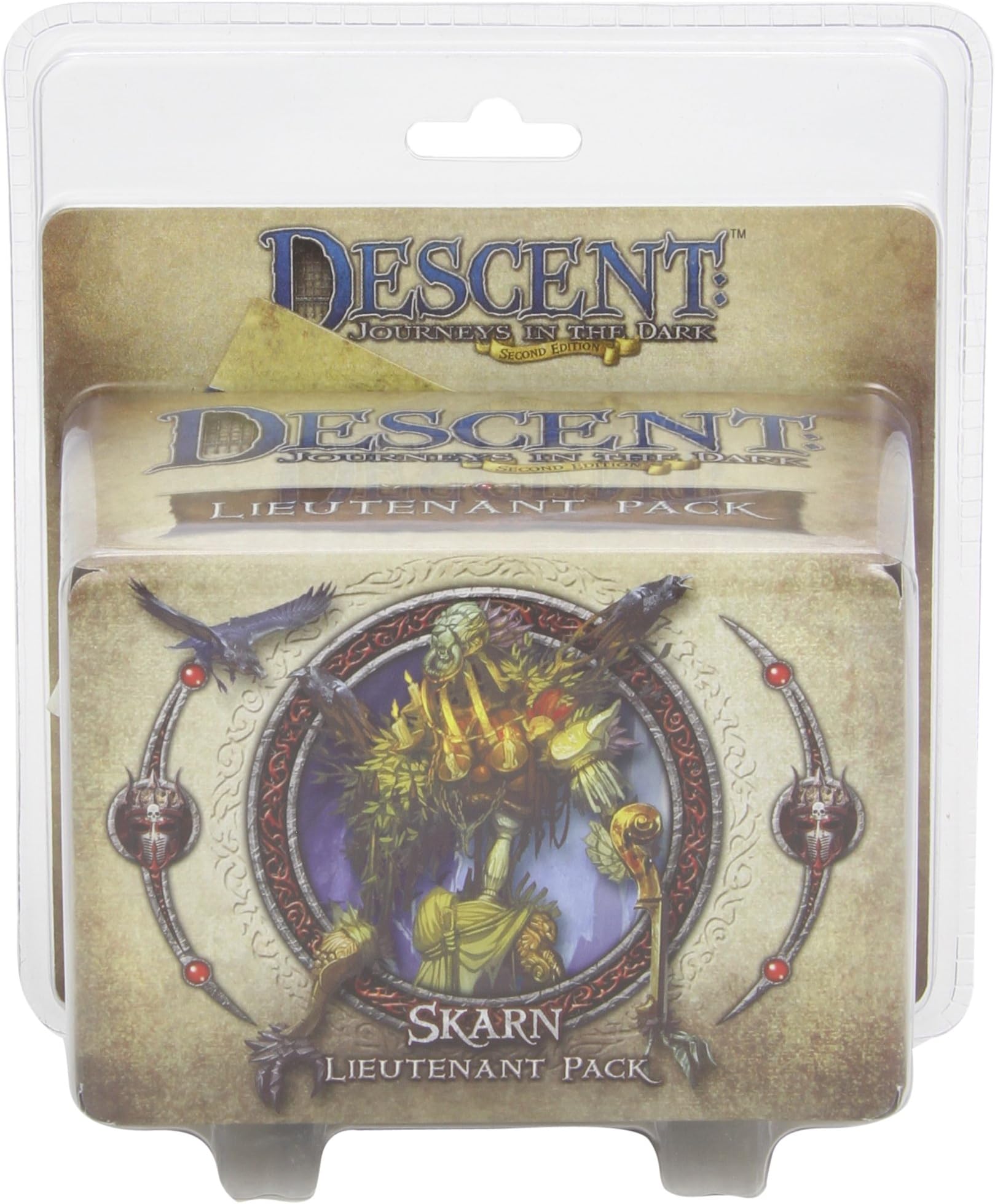 Fantasy Flight Games FFGDJ35 Descent: Journeys in The Dark 2nd Edition Lieutenant Pack: Skarn, Multicoloured
