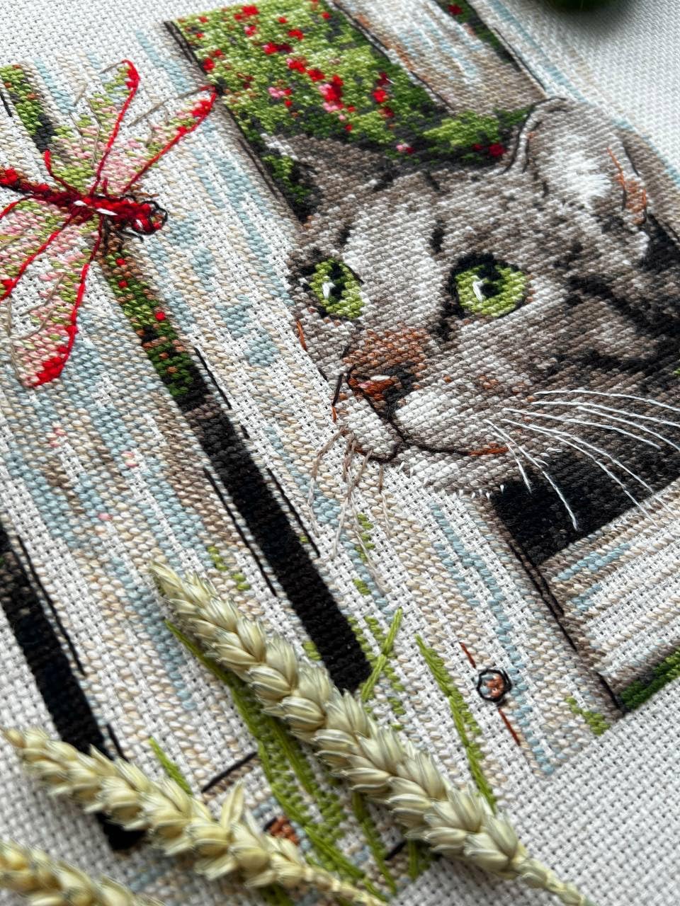 RIOLIS - Who are You? 2289, Cross Stitch Kits 7¾"x7¾, Cross Stitch Kits for Beginners & Advanced, Crossstitching Kit Adult, Embroidery Counted Stitching Kit