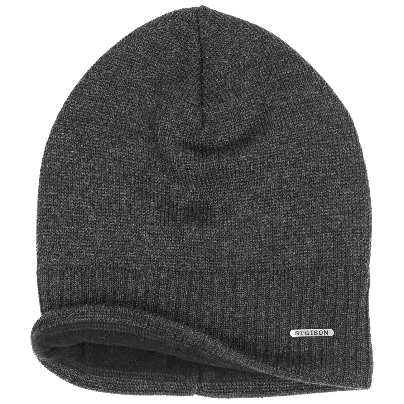 Stetson CHAPEAUSHOP Bonnet Oversize en Laine Fabrique en Italie Unisexe Automne Hiver