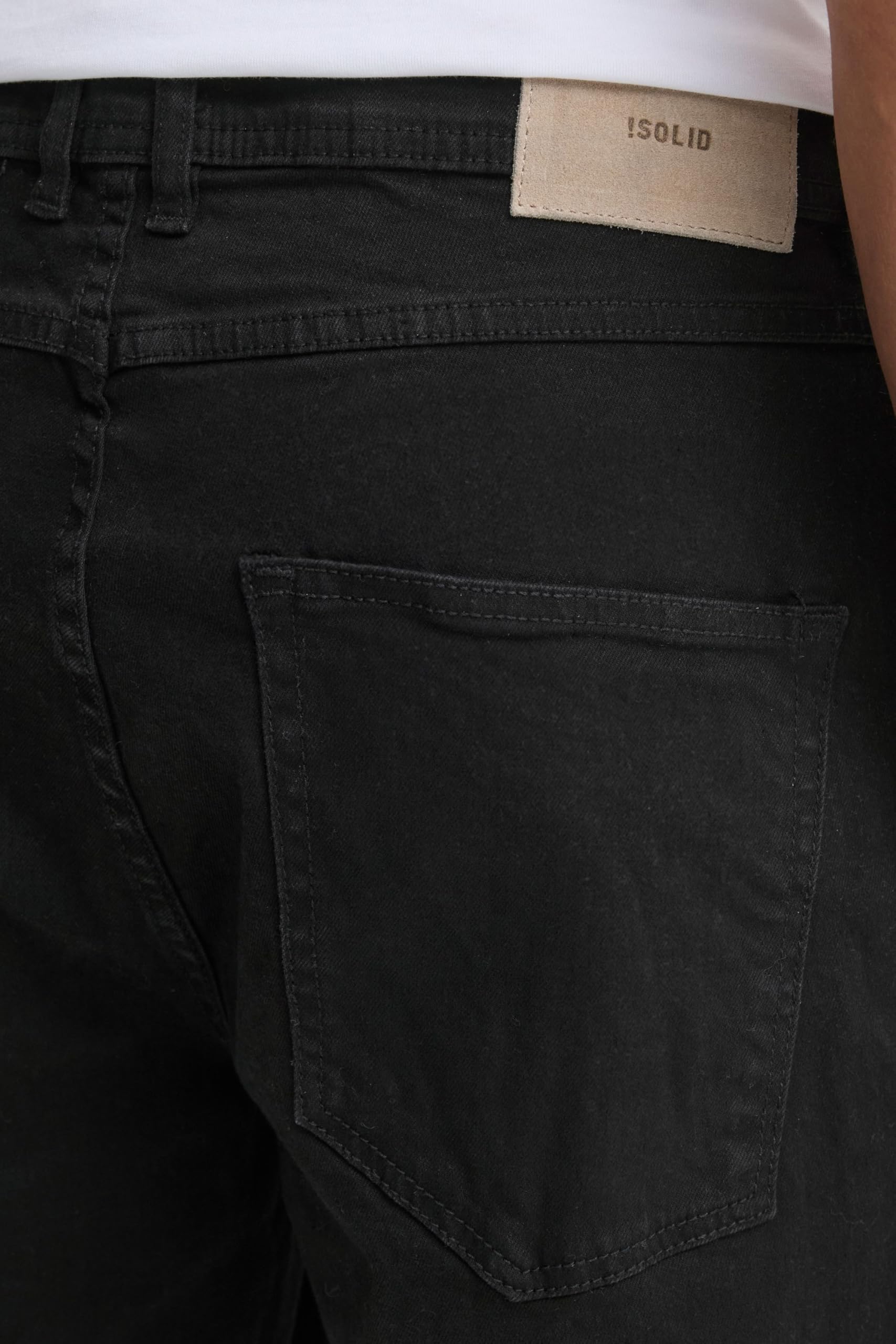 !Solid SDMONTY Ryan, Pantaloni in Denim da Uomo, con Passanti per Cintura, Tasche Laterali, Dettagli dell'Etichetta, Leggermente Elastici, Misto Cotone, vestibilità Regolare