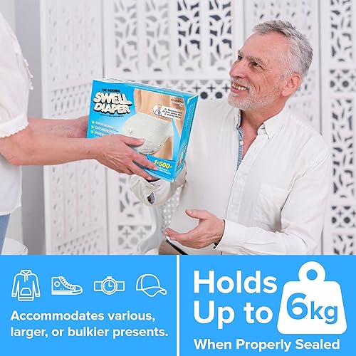 Miniatura 4 de Laughing Smith Caja de regalo de broma de pañales para personas mayores, caja de broma vacía para regalos, caja de broma para cumpleaños y eventos,