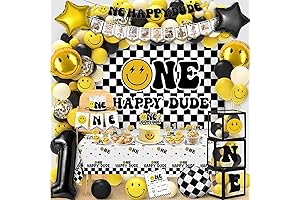 One Happy Dude 1st Birthday Decorations - Lightning Bolt