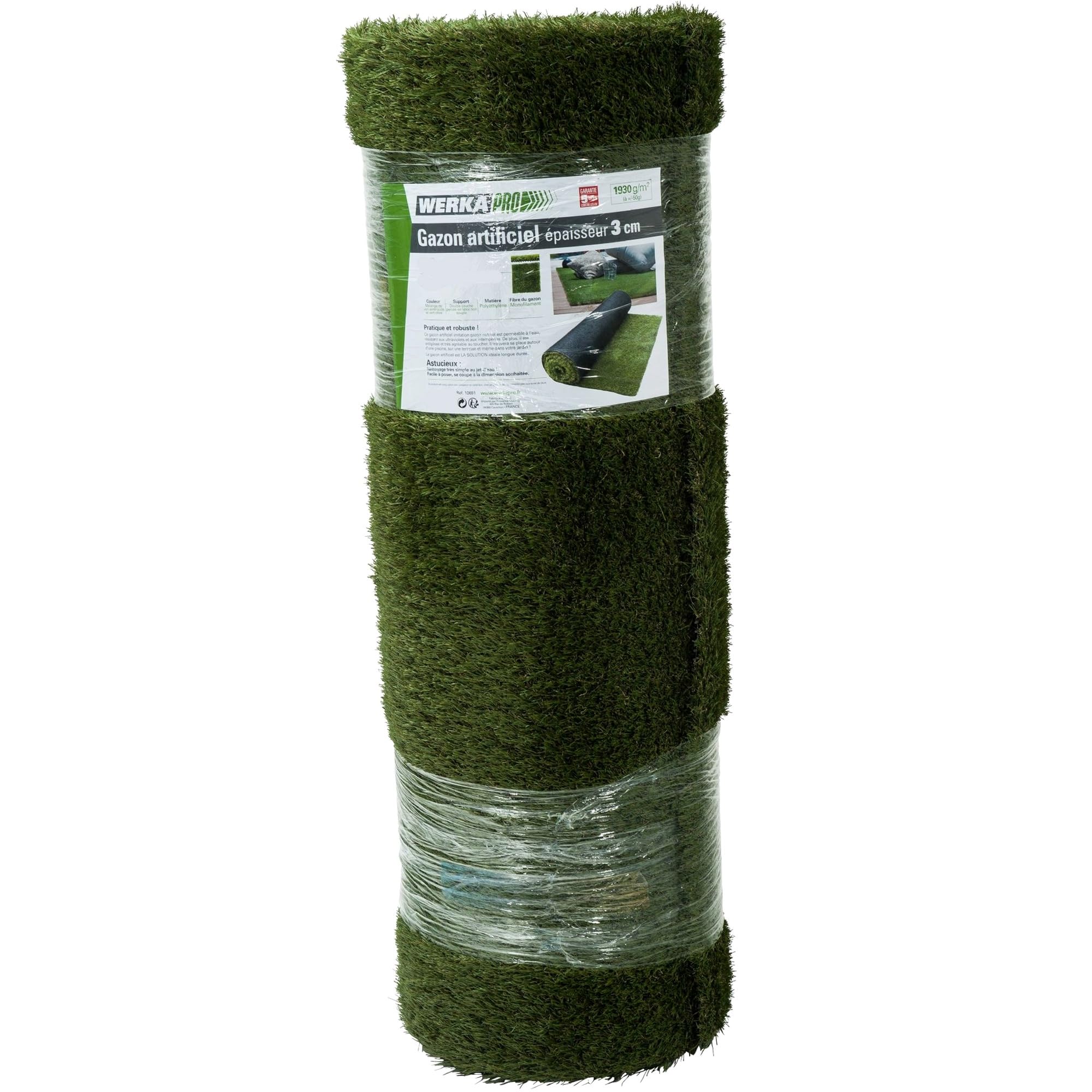 WERKA PRO Trawnik z tworzywa sztucznego 3 cm grubości 1 x 4 m, więc 4 m²