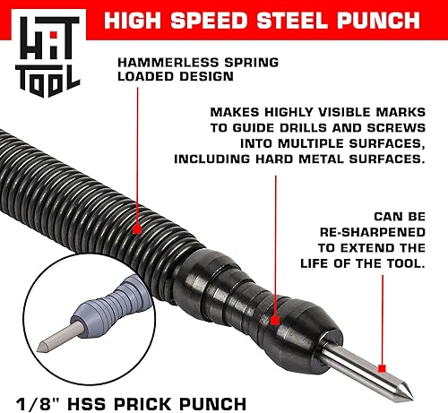 Miniatura 3 de HIT Tool Juego de extracción de remaches de 2 piezas