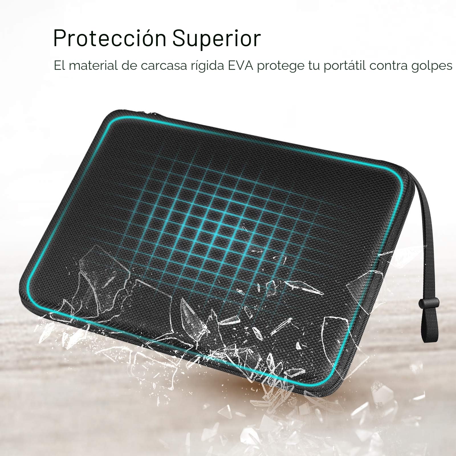 FINPAC Funda para Portátil, Concha Dura Bolsa para 13" MacBook Air 2026 M5 M4 M3 M2 M1, MacBook Neo A18 Pro 2026, 14" MacBook Pro M5 M4 M3 M2 M1, para Lenovo/HP/DELL/Acer/Surface Laptop hasta 13"