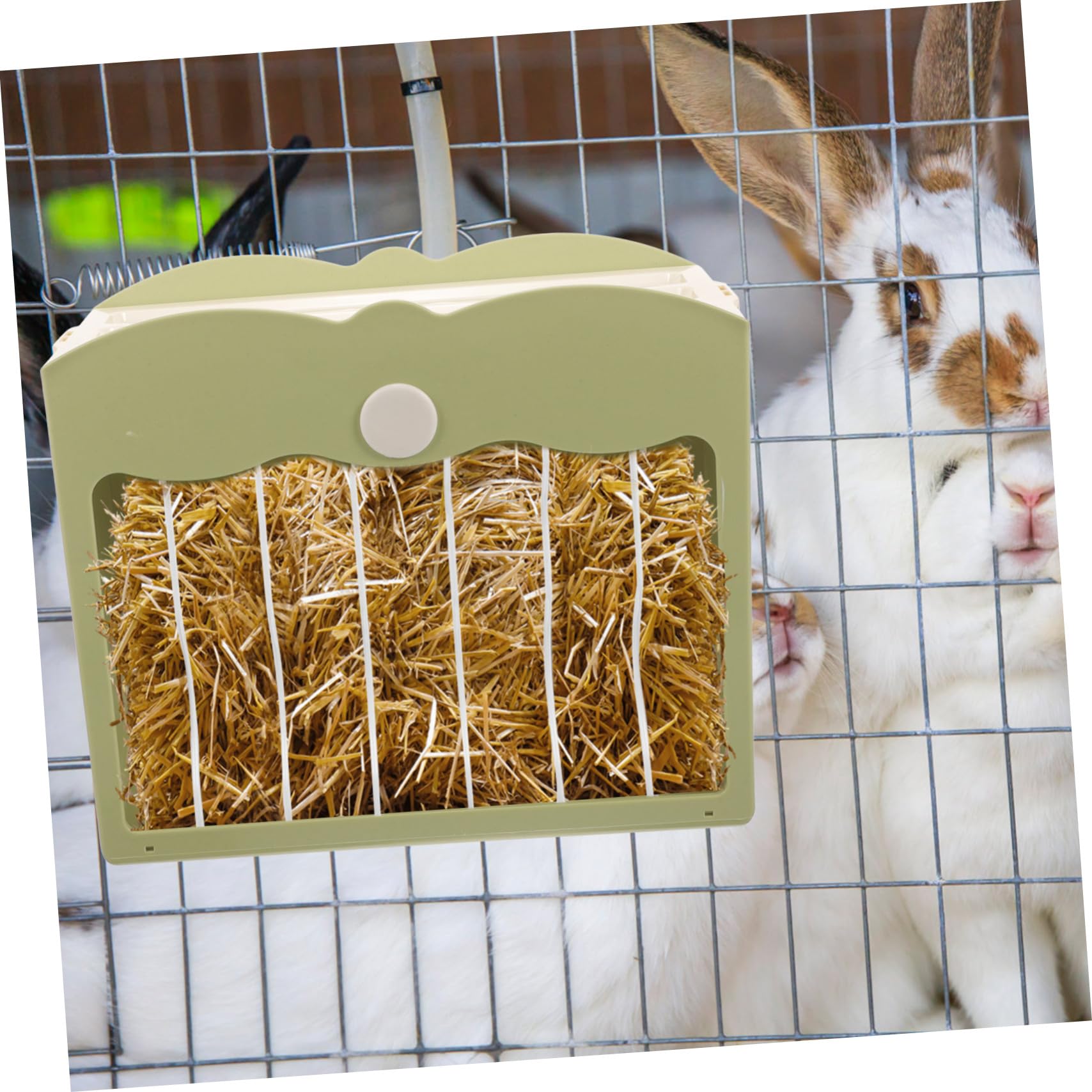 UPKOCH Futterhalter Für Kleintiere Recycelbarer Heuraufe Halter Für Kaninchen Meerschweinchen Hamster Mit Widerstandsfähigem Kunststoff Für Nachhaltige Fütterung Zuhause