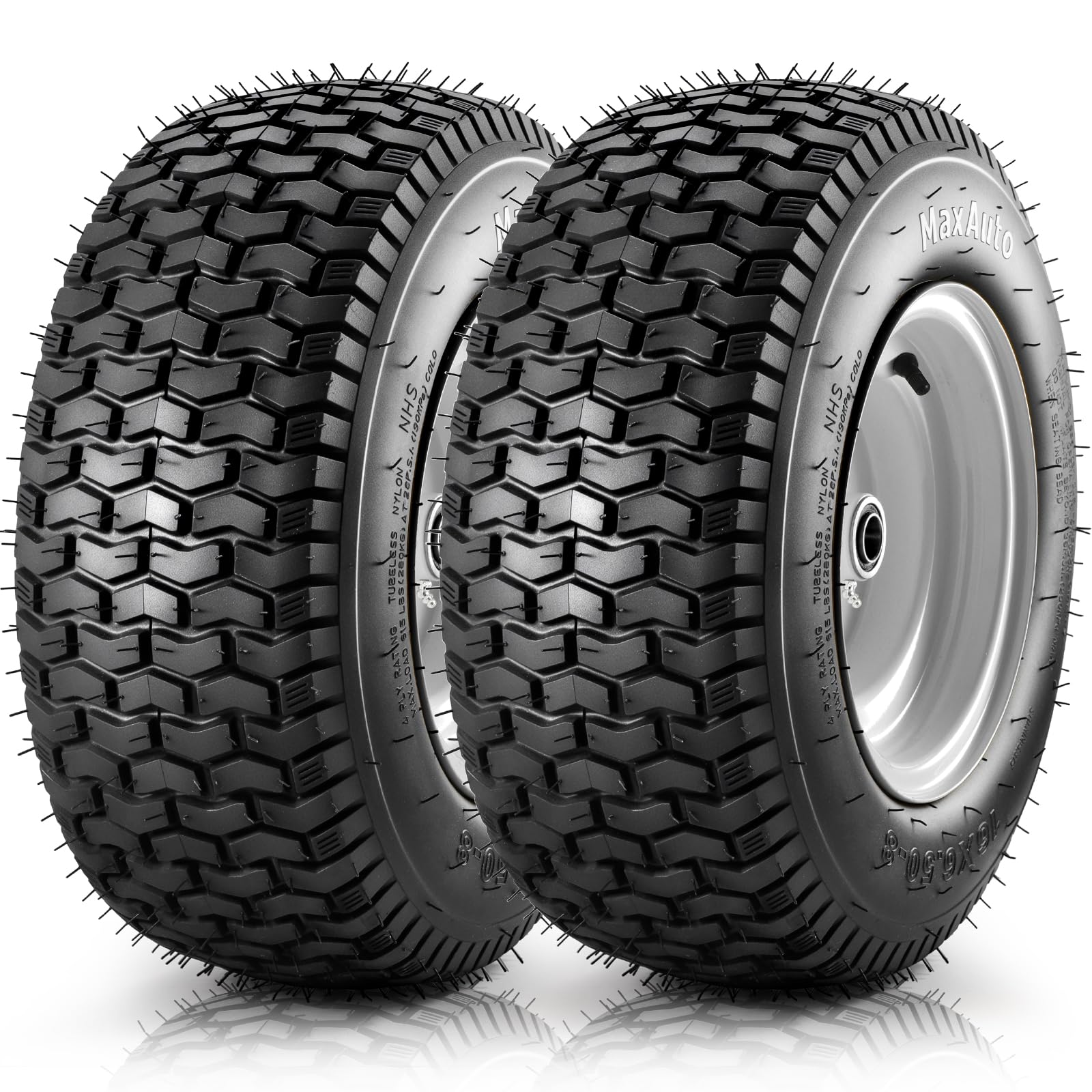 Pneumatico 16x6.50-8 KINGS TIRE V-3502 4PR TL Per Tosaerba - Foto 5