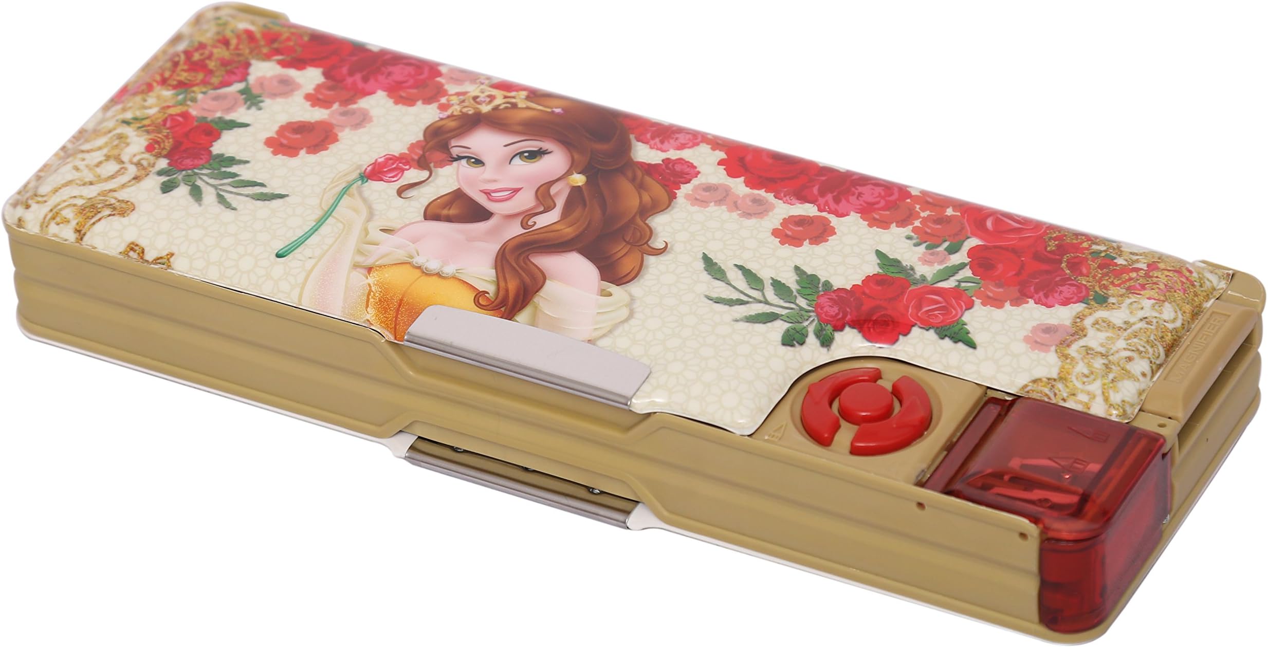 HMI Disney HMISOPC 99511-BEL Belle Princess Multifunctional Pencil Box Set (Multicolor)