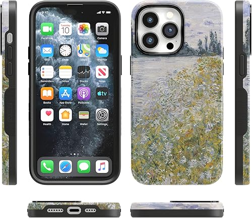 Vista 678 de Casely - Funda para iPhone 14 Pro Max, Viva La Vida, Frida Kahlo Floral Collage, compatible con MagSafe 10 Frida Kahlo Viva La Vida Collage