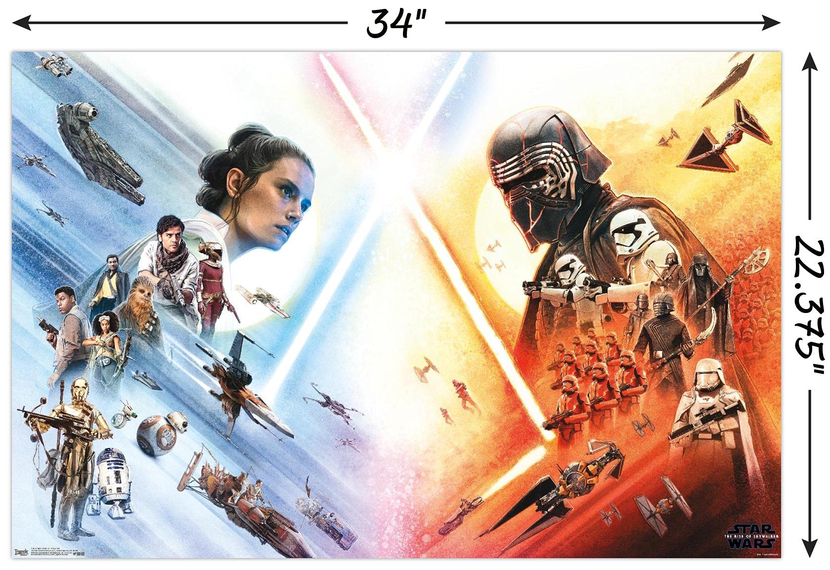 Amazon.com: Trends International Star Wars: The Rise Of Skywalker