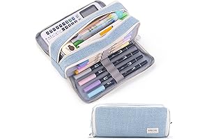 Yuerui Pencil Case: Expandable Storage and Fun Designs