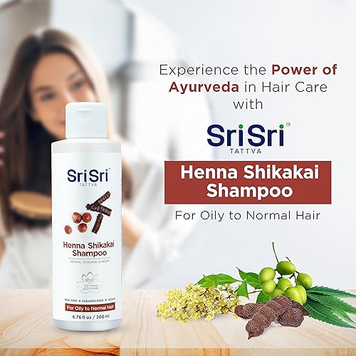 Miniatura 8 de SRI SRI TATTVA Shikakai - Champú de henna - Limpiador natural del cuero cabelludo ayurvédico para cabello sedoso, acondicionado, grueso y brillante,