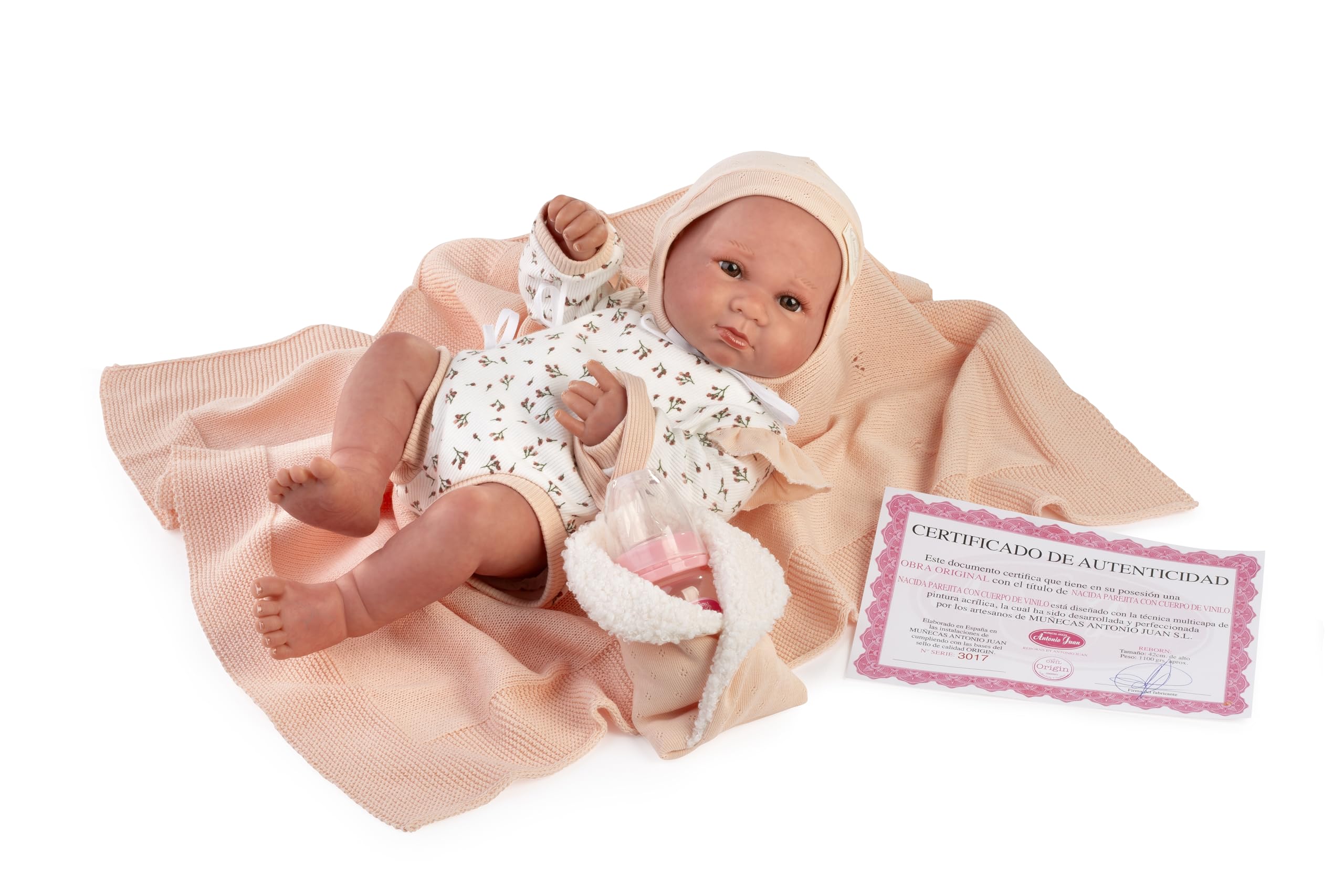 Boneca Antonio Juan Sweet Reborn Luca, menino em vinil articulado