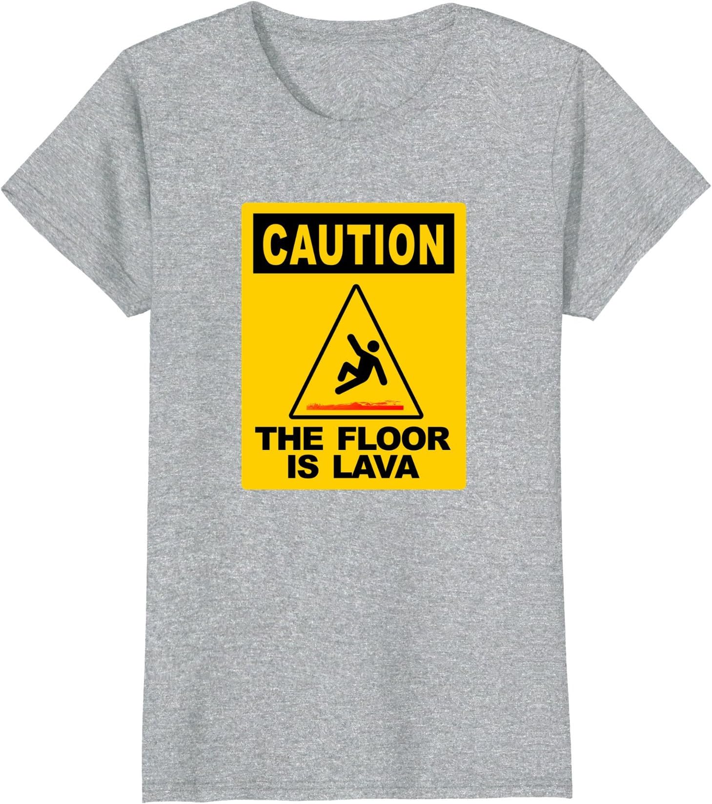 The Floor is Lava Caution sign Shirt
