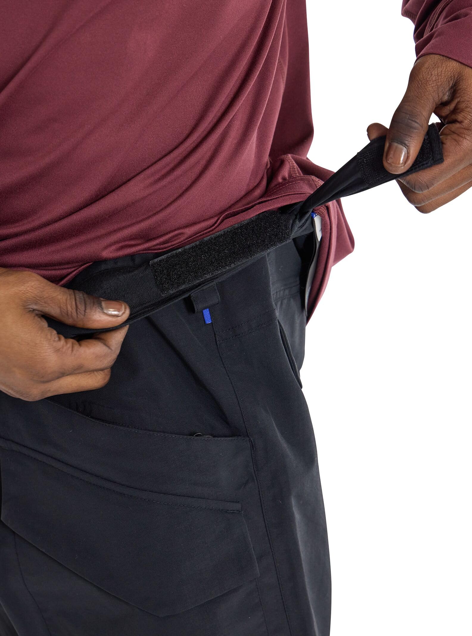 Burton – Pantalón de esquí y Snow Covert 2.0 True Black para hombre, color negro