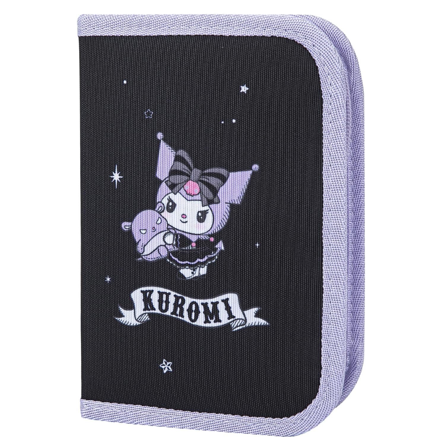Baagl Mochila escolar para niños y niñas, juego de 5 piezas (mochila escolar Airy para 1ª clase, estuche, bolsa de gimnasio, delantal, bolsa de pecho), mochila escolar ergonómica, 16,5 l, Kuromi