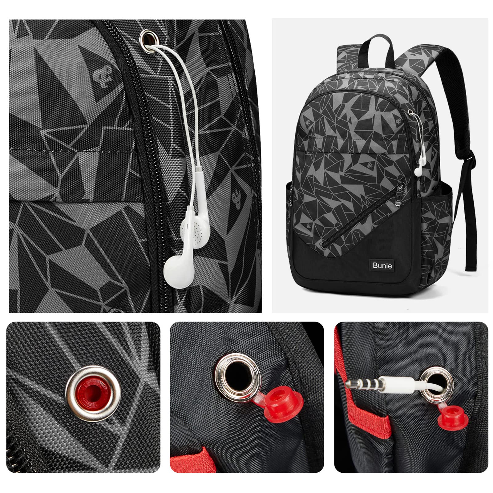 bunie Bolso Mochilas Escolares Adolescentes para Escuela Intermedia Mochila Escolar Niño y Niñas 8 10 12 14 16 18 Años Juveniles Grandes Colegio Instituto Bolsas Escolares