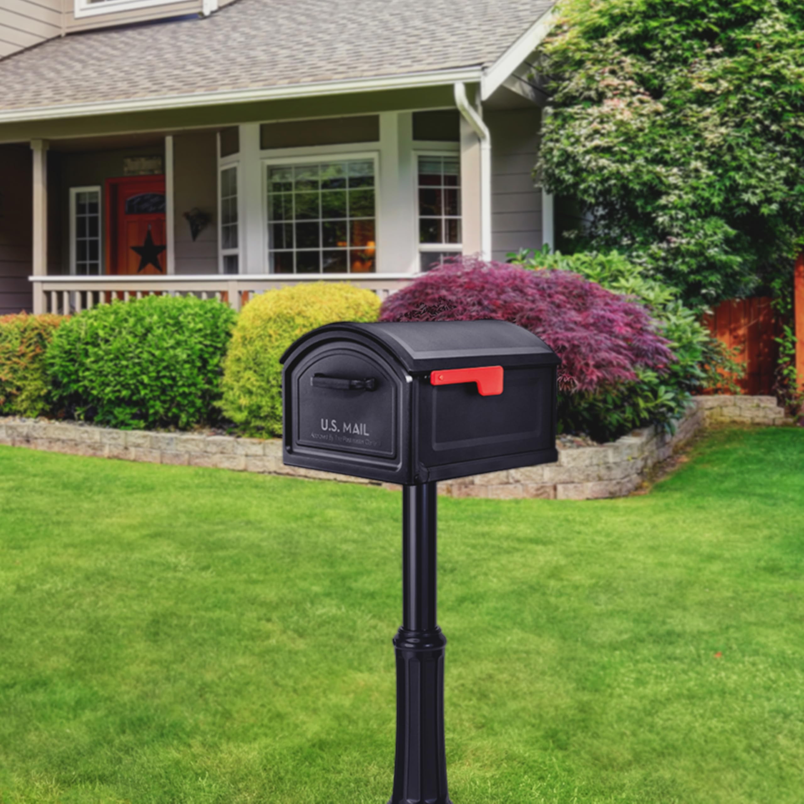 Mailboxes For Outside With Post Reviews For Architectural
