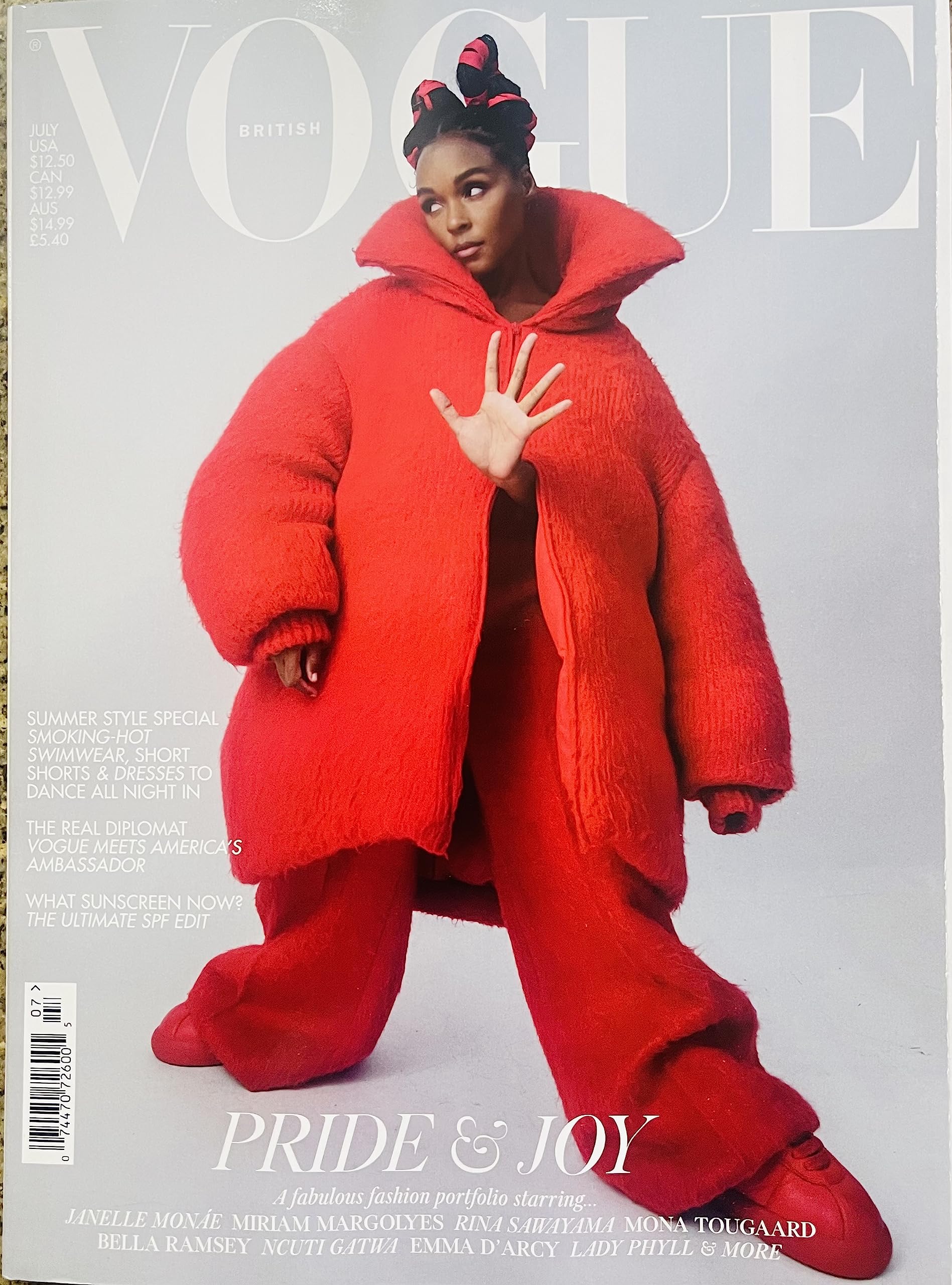 Vogue. July 2023 . British Editions Pride. &. Joy.