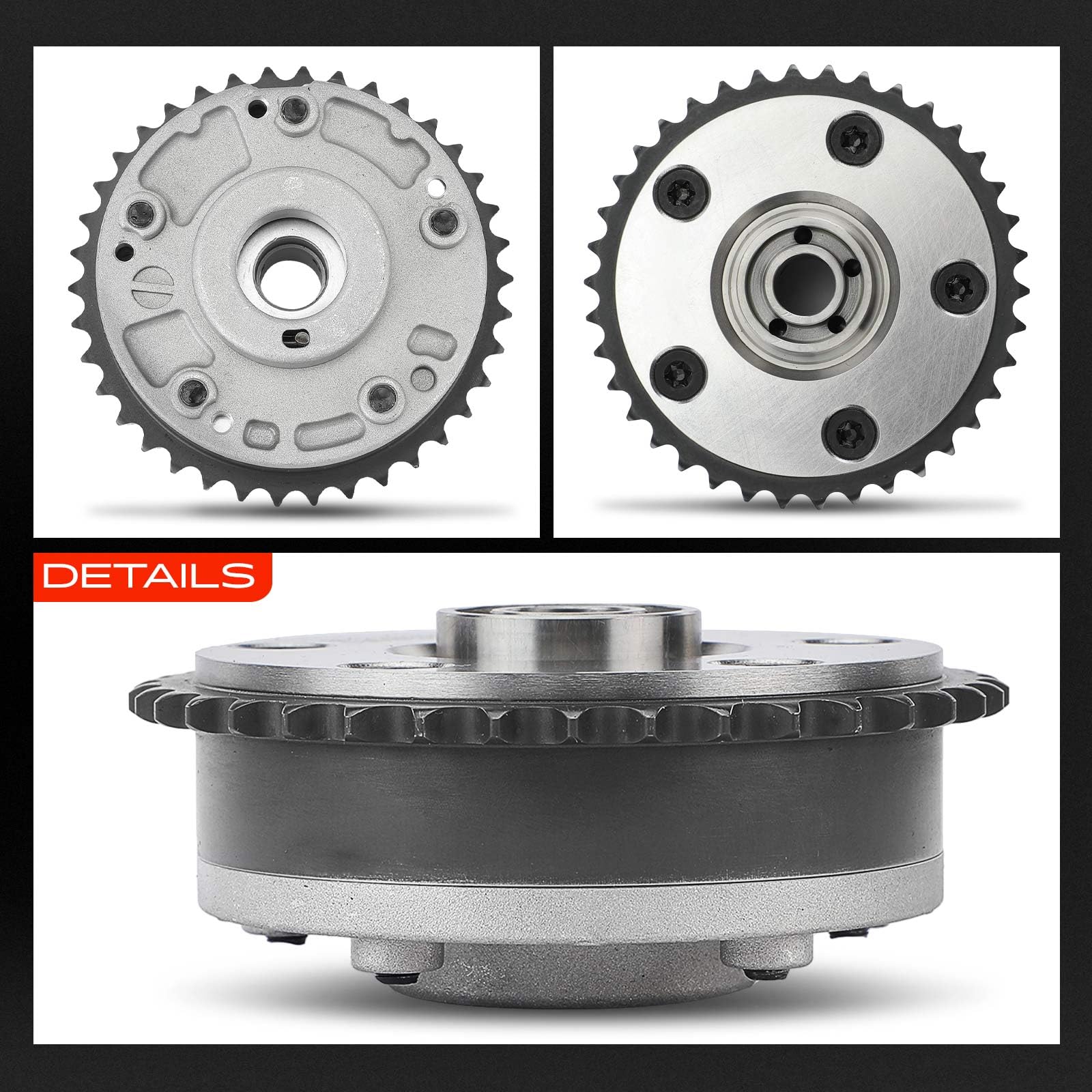 Frankberg Nockenwellenversteller Auslassseite1.8L 2.0L Kompatibel mit 1er E81 120i 1er E87 118i 120i 3er E46 316i 3er E90 318i 320i 3er Coupe E92 320i Z4 Roadster E85 2.0i Replace# 11361707315