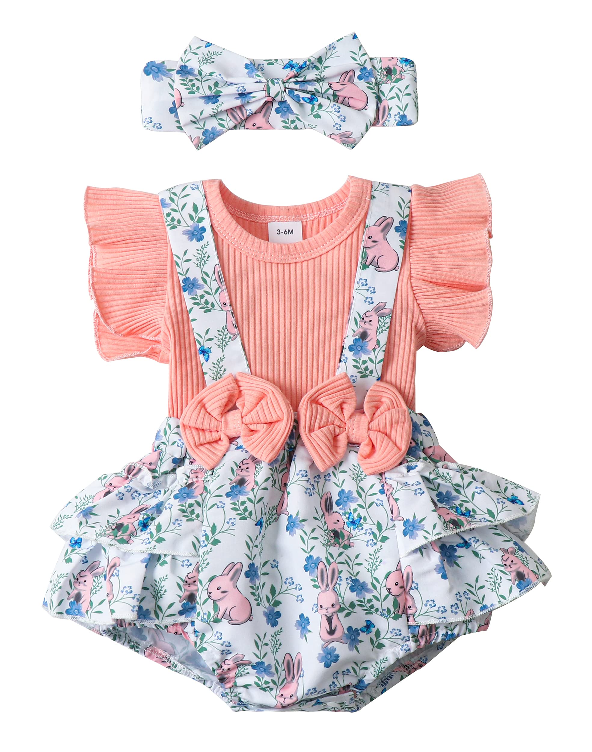 SAPGEJJDJFGE Newborn Baby Girl Clothes Infant Summer Outfits Leopard