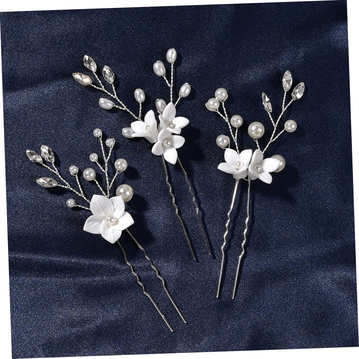 MAGICLULU 12piezas Horquillas De Novia Elegantes Perlas y Flores Para Accesorios De Boda Tocados De Dama De Honor y Peinados De Novia
