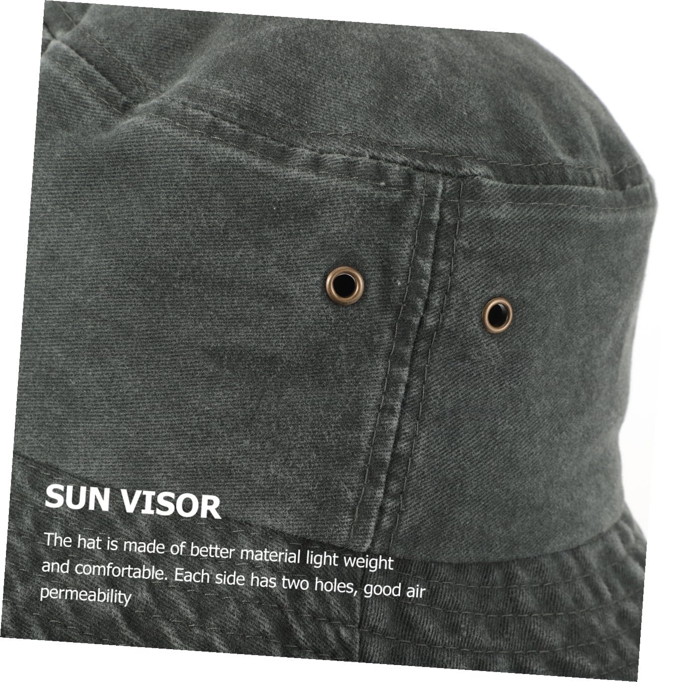 Beavorty Cappello di Denim a Crema Solare Bordo Spiaggia Secchio barcaiolo Cappello a Secchiello con Rana Cappello a Secchiello Cucito Cappelli per Uomo Cappello Estivo Lavaggio in Cotone