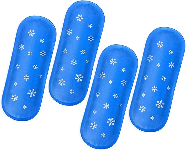 Paquetes de Hielo Reutilizables para Bolsa de Insulina - Congelar Cuota Vivagym (4 Unidades)