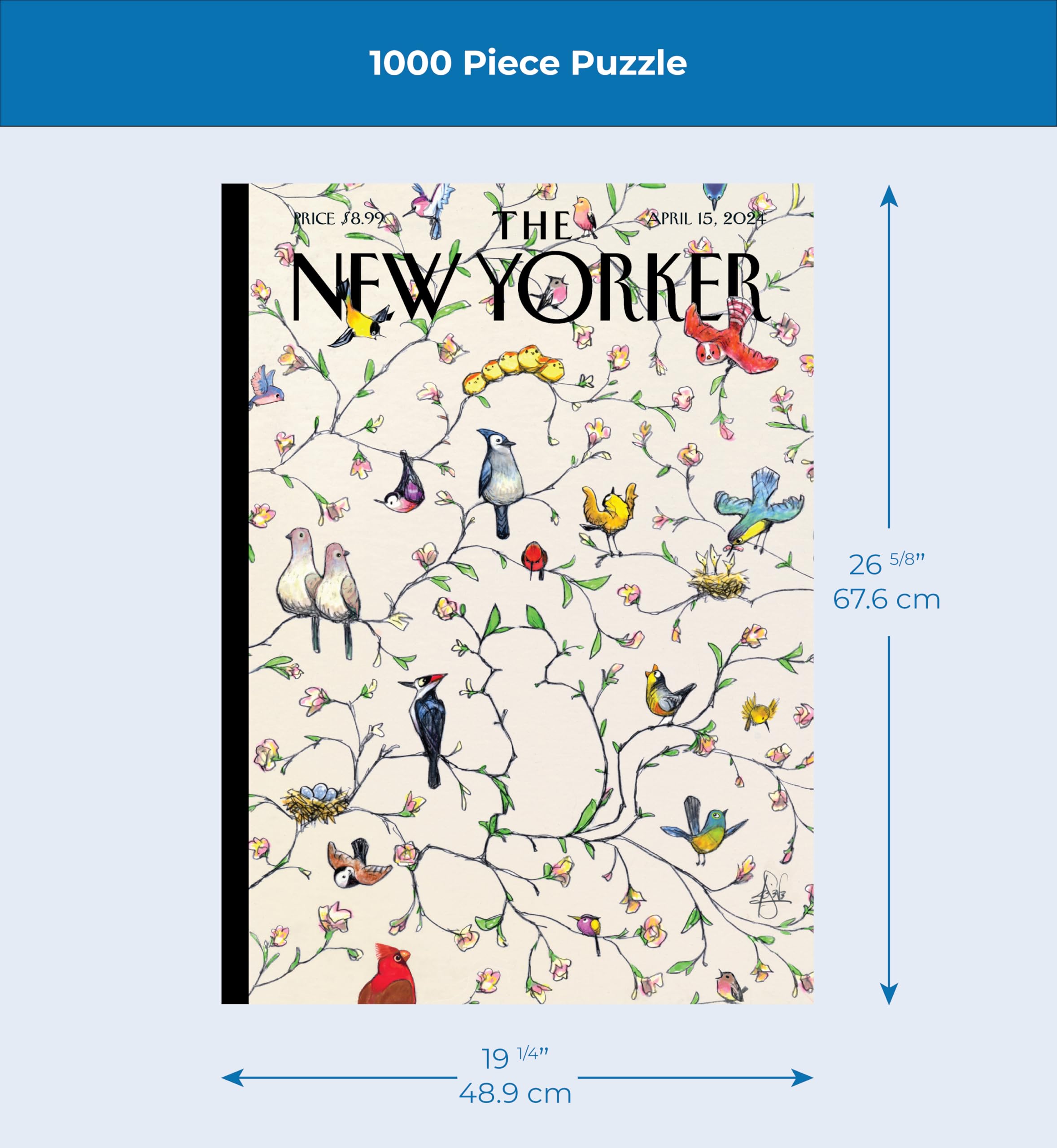 New York Puzzle Company - New Yorker Undercover - Puzzle de 1000 pièces pour adultes par Peter de Sève