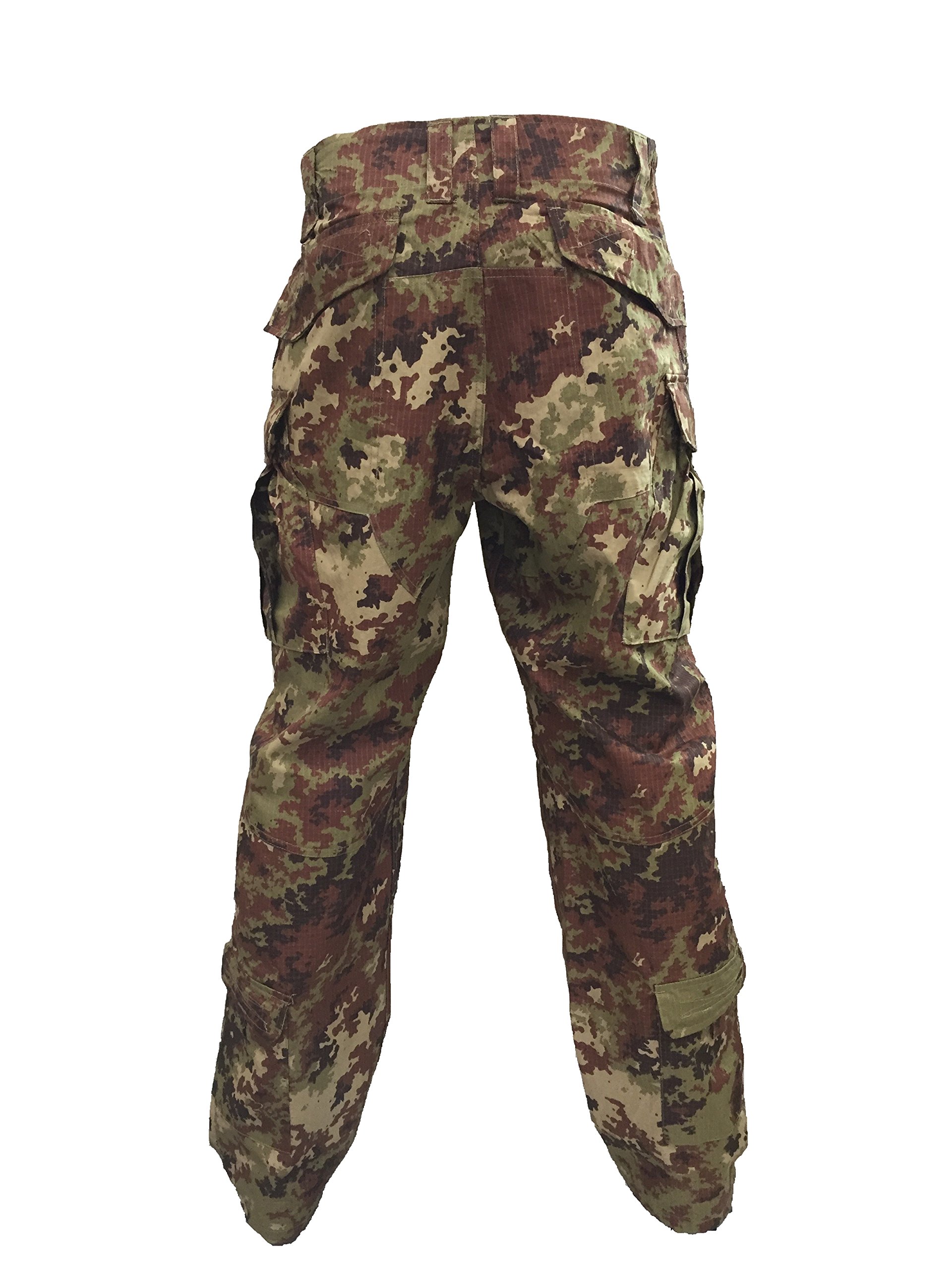ALGI Pantaloni da Combattimento Antistrappo Vegetato Trattato IR (MOD. Soldato Futuro)
