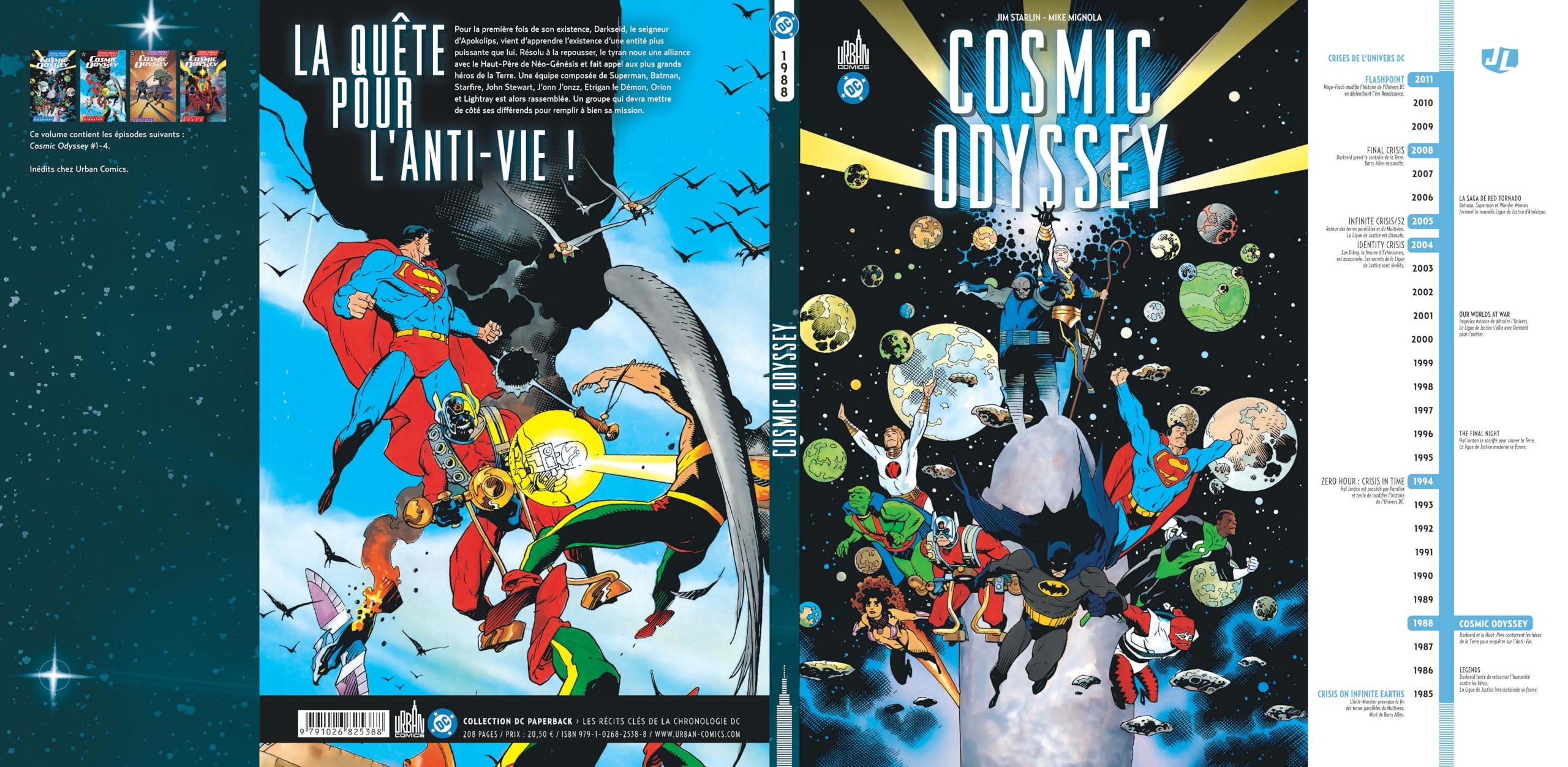 Cosmic Odyssey (1988) - Jim Starlin - Urban Comics - broché - Comics