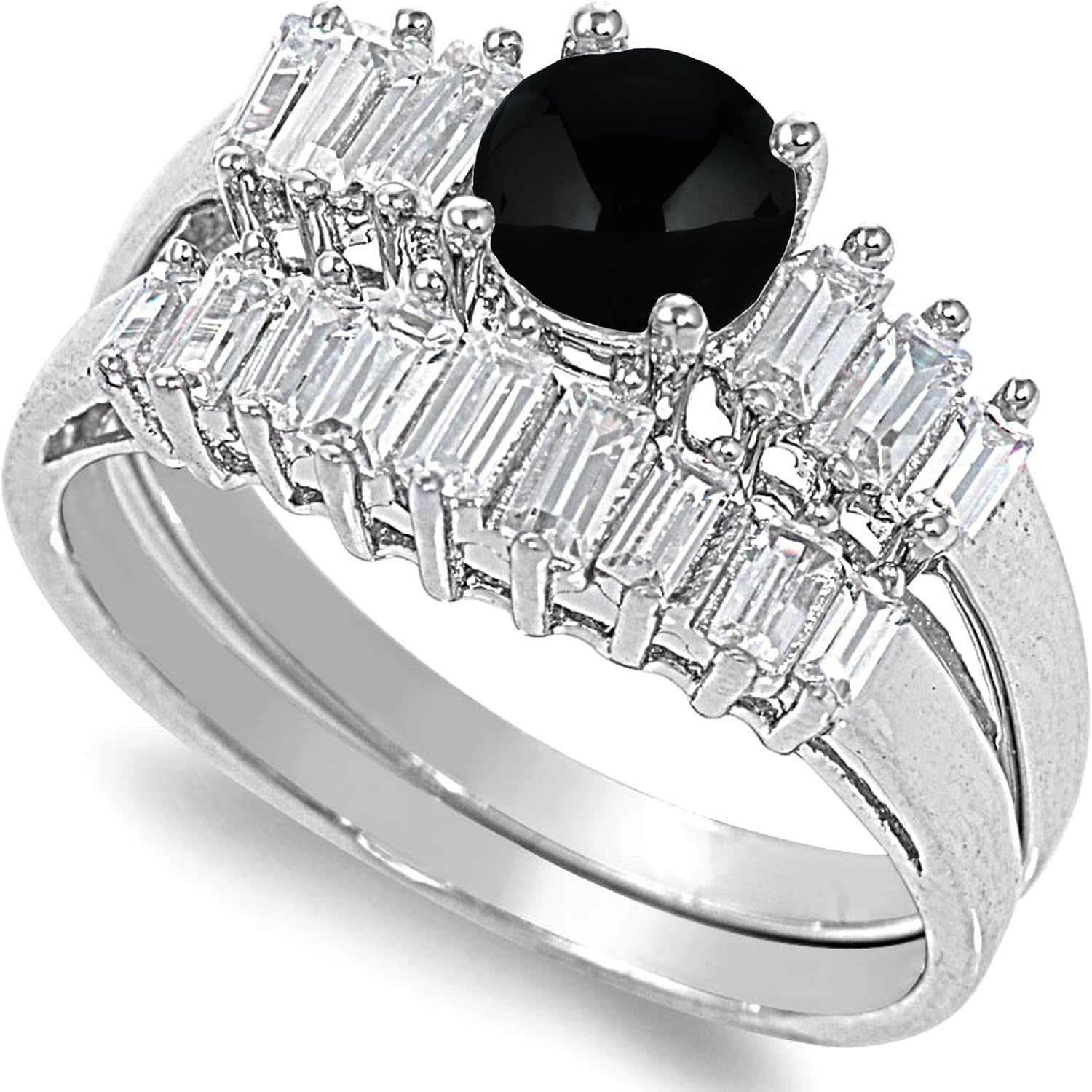 CHOOSE YOUR COLOR Sterling Silver Round Ring