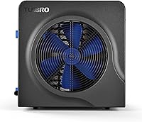 TURBRO Manatee M18 18,000 BTU Pool Heat Pump - Electric Heater/Cooler for Above-Ground Pools up to 6,000 Gallons, 5.5 COP Titanium Exchanger, 110V IPX4