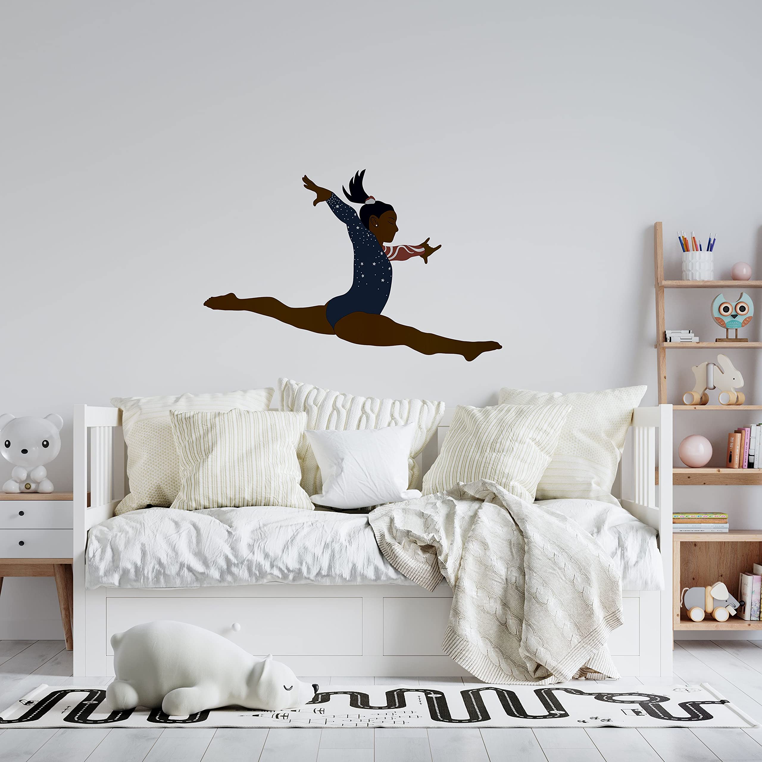 Gymnastics Mom Die-Cut Vinyl Decal - Black, 5.3 X 3.5 Inches, For Wall Or Laptop - View #13