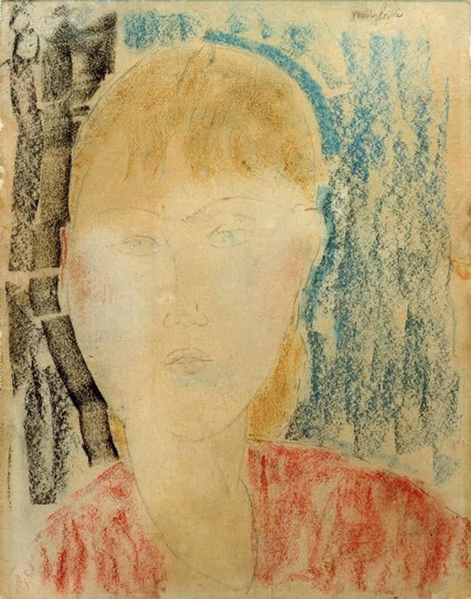 ARTXLXXBN Famous Print Painting Colorful Art Print Le Corsage Rose by Amedeo Modigliani Canvas Art Decorations for Home Decor 60x90cm