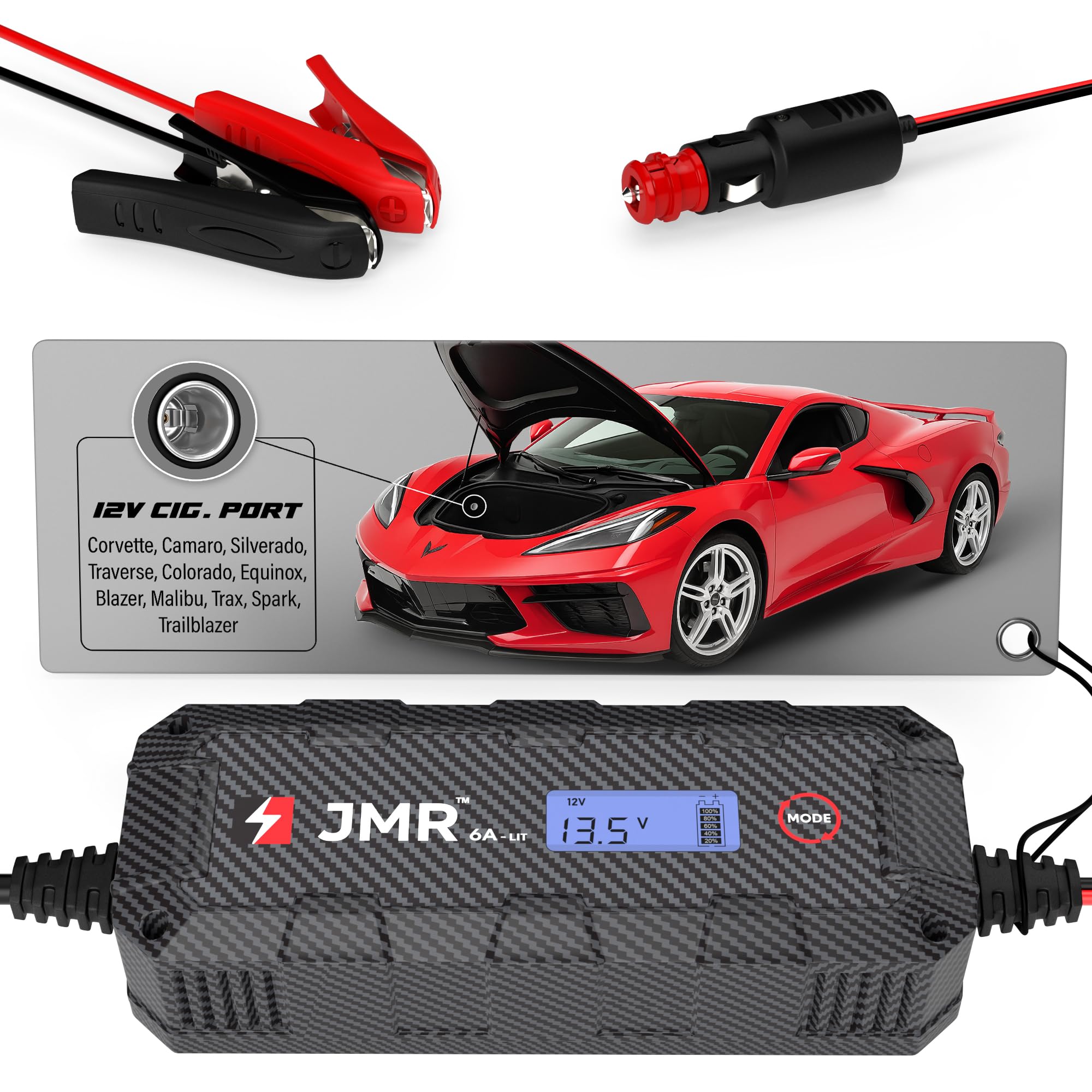 Amazon.com: JMR Battery Charger for Chevrolet Corvette Camaro