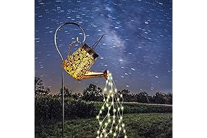 Solar Garden Watering Can Lights: Illuminate Your Oasis with Cascading LED Elegance