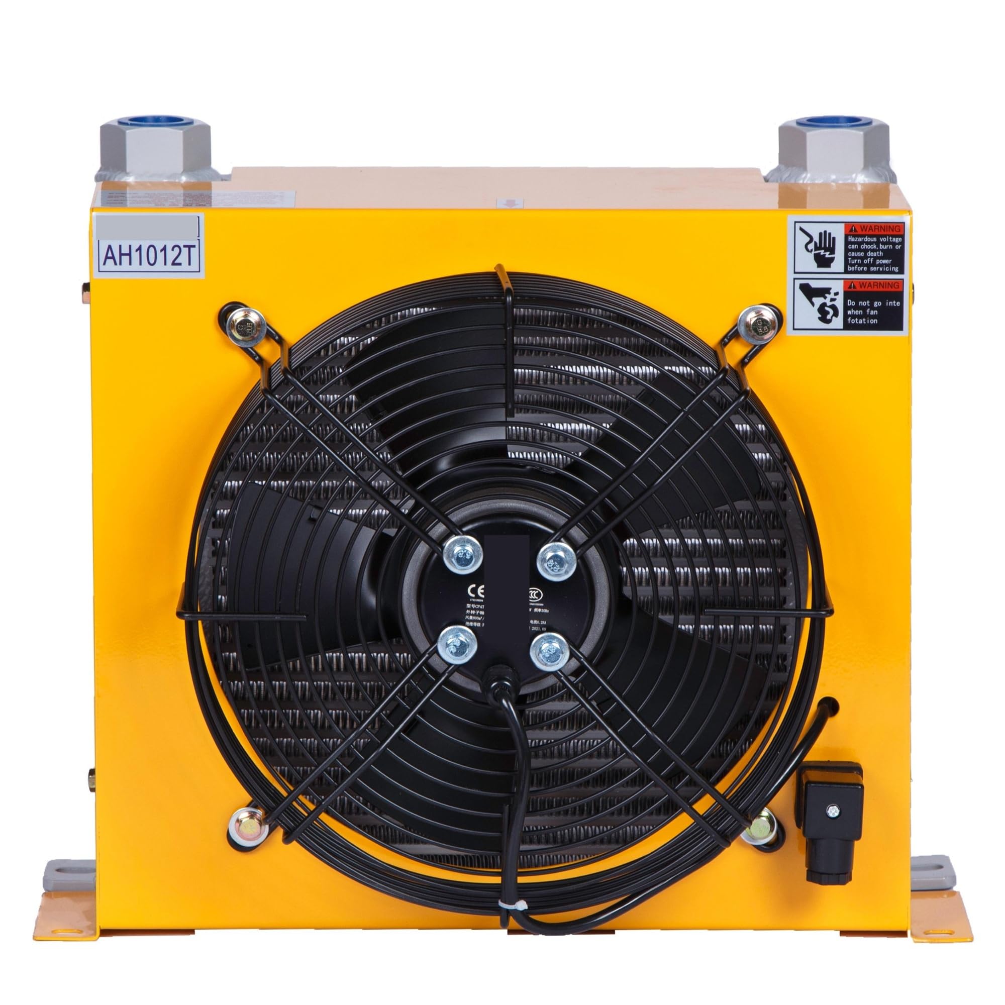 AH1012T Sistema hidráulico Enfriador de aire Radiador de aceite refrigerado por aire Intercambiador de calor de placas Bajo nivel de ruido Rendimiento alto(DC12)