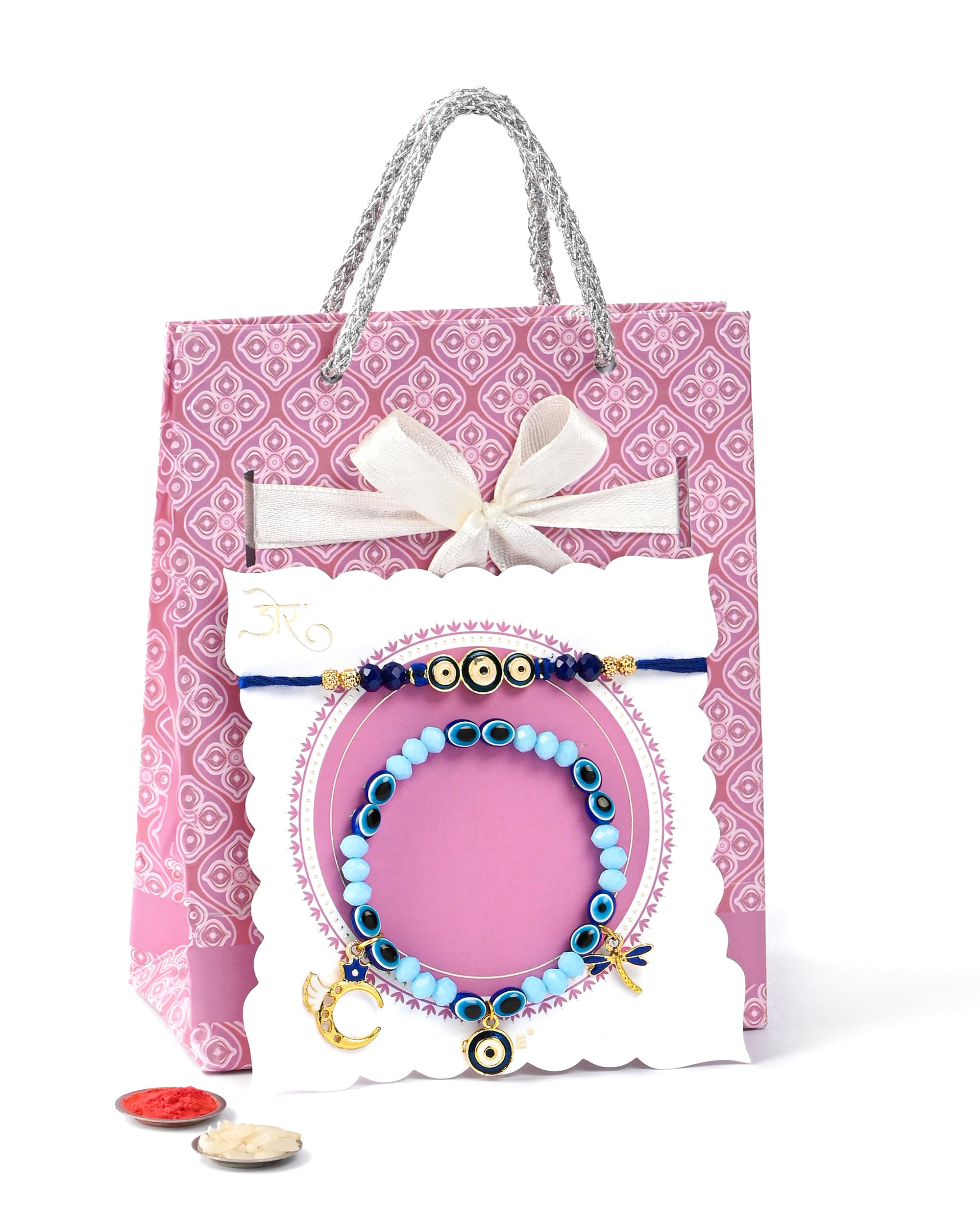 DORE® Rakhi For Bhaiya Bhabhi Lumba Rakhi Set Bhaiya Bhabhi Rakhi Combo Rakhi Set For Bhaiya Bhabhi Rakhi For Bhai Bhabhi Evil Eye Rakhi Set (B0C5MVPJ2F) Amazon Price History, Amazon Price Tracker
