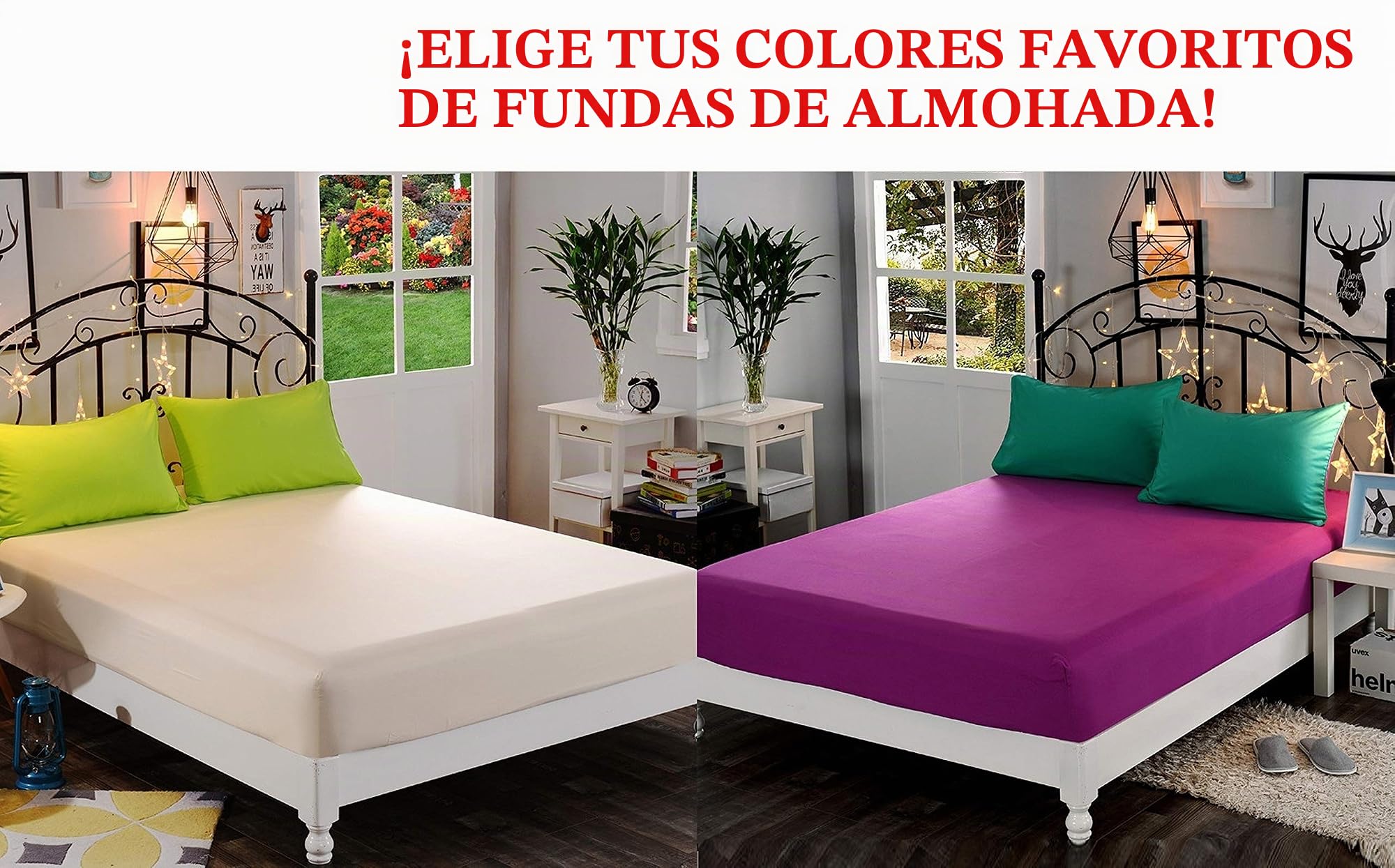 Elegant Comfort Sábana Bajera de 1 Pieza de Calidad hotelera, Microfibra Suave de 1500 Hilos de Calidad egipcia, Bolsillo Profundo de hasta 16 Pulgadas, Resistente a Las Arrugas y a la decoloración,