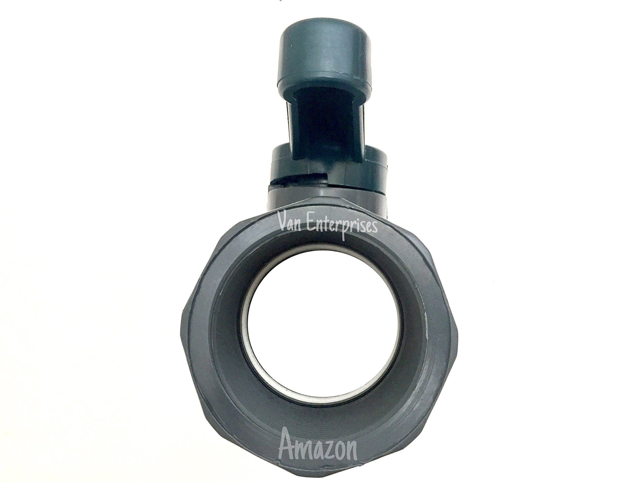 PVC Kugelhahn 3 Zoll (7,6 Cm) – Kompakt, Mit Innengewinde, 1 Stück Weiß
