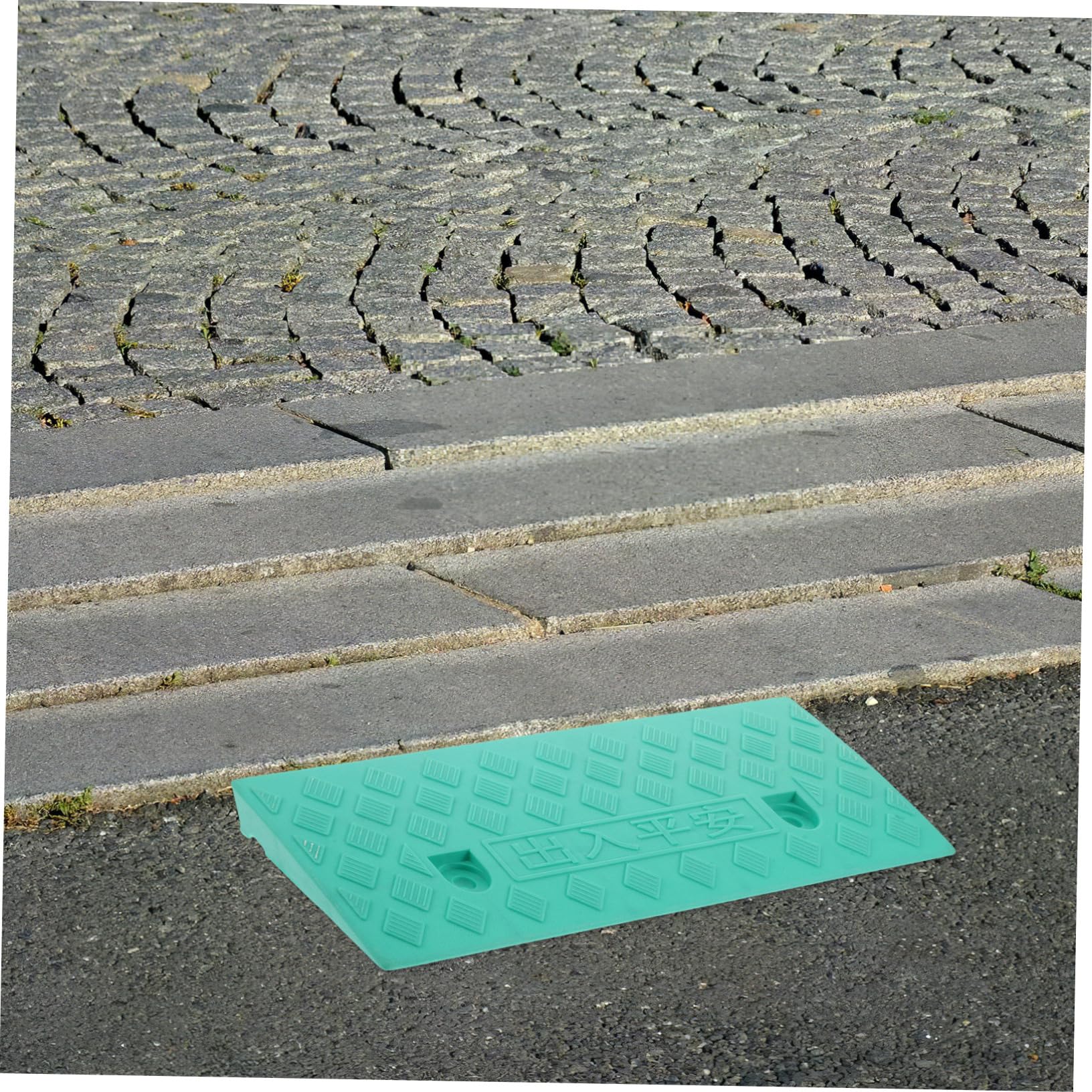 Rampa Soglia per Sedia a Rotelle in Pe Verde, Rampo