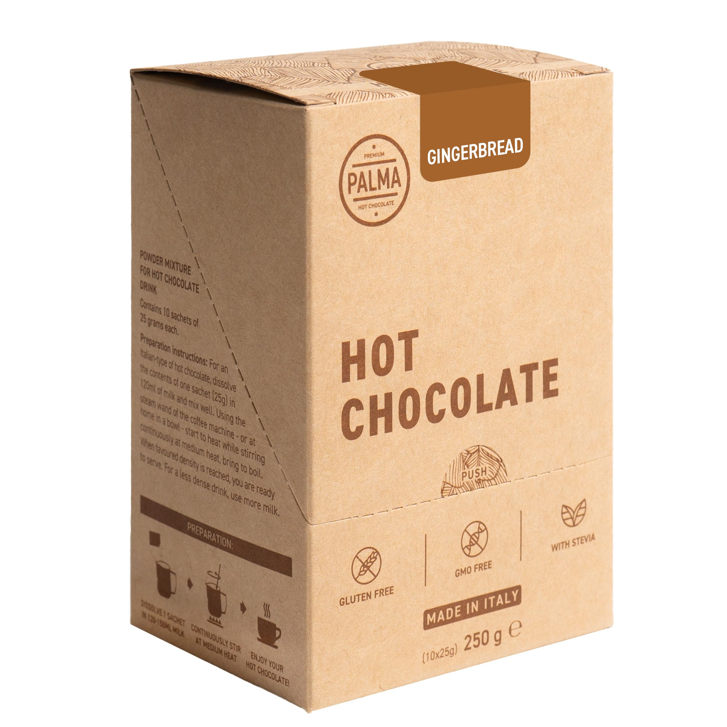 PALMA Italian Hot Chocolate Sachets - Milk Chocolate | 500g (20 Servings) — view 10