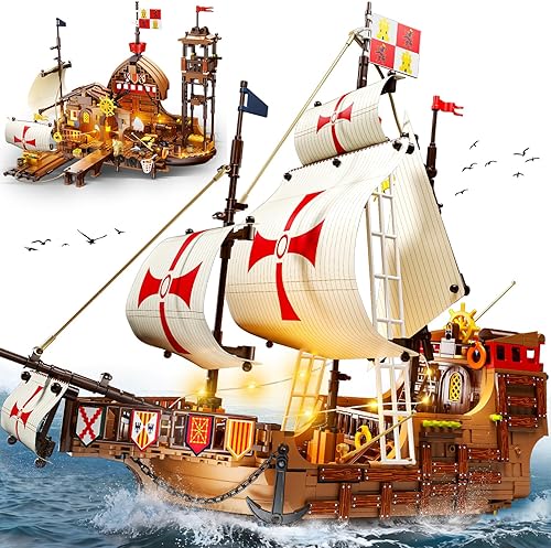 HiWEEGO Conjunto de construcción de barcos