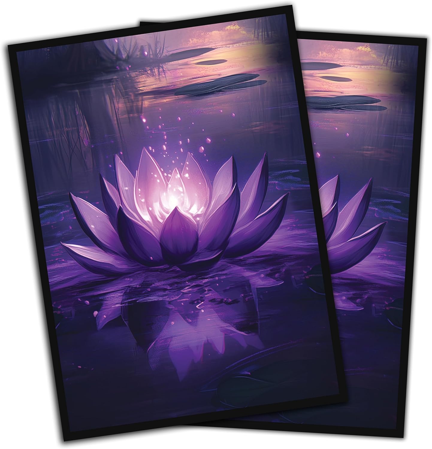 Card Sleeves – Perfect Fit for TCG, MTG, Giada Font of Hope & Angel Commander Decks - Premium Standard Card Sleeves for Magic The Gathering (Forbidden Lotus)